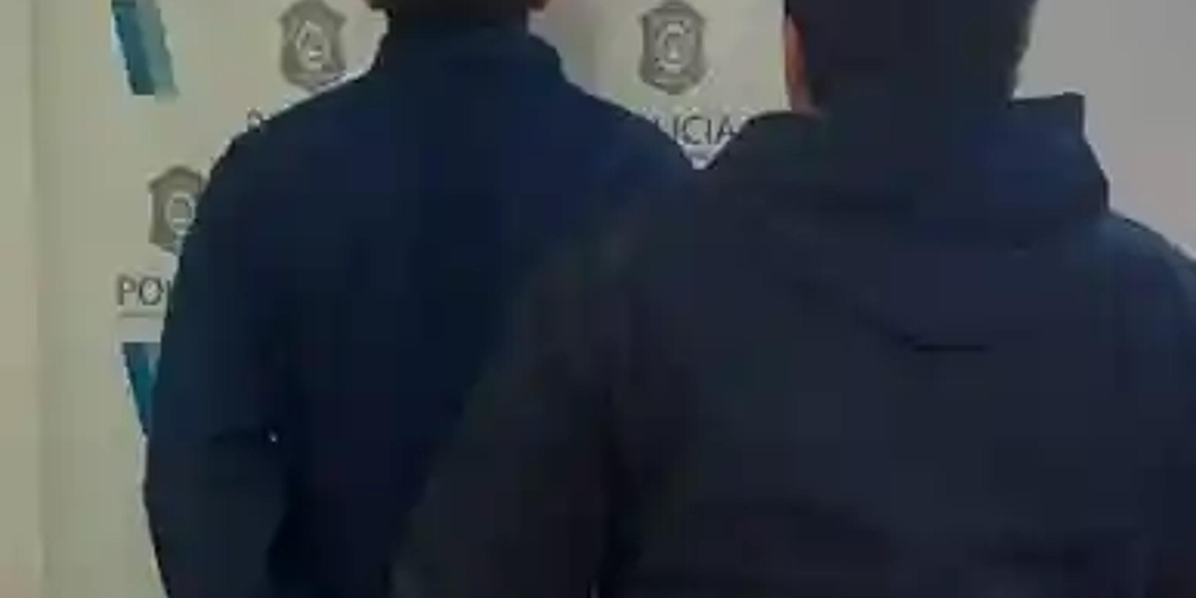 Detenido.