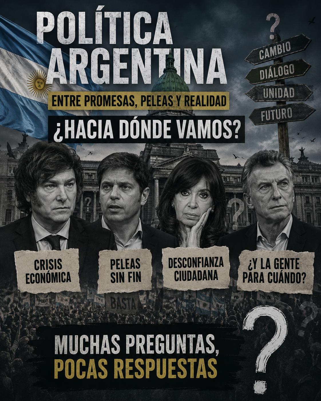 Dudas e incertidumbre en el país.