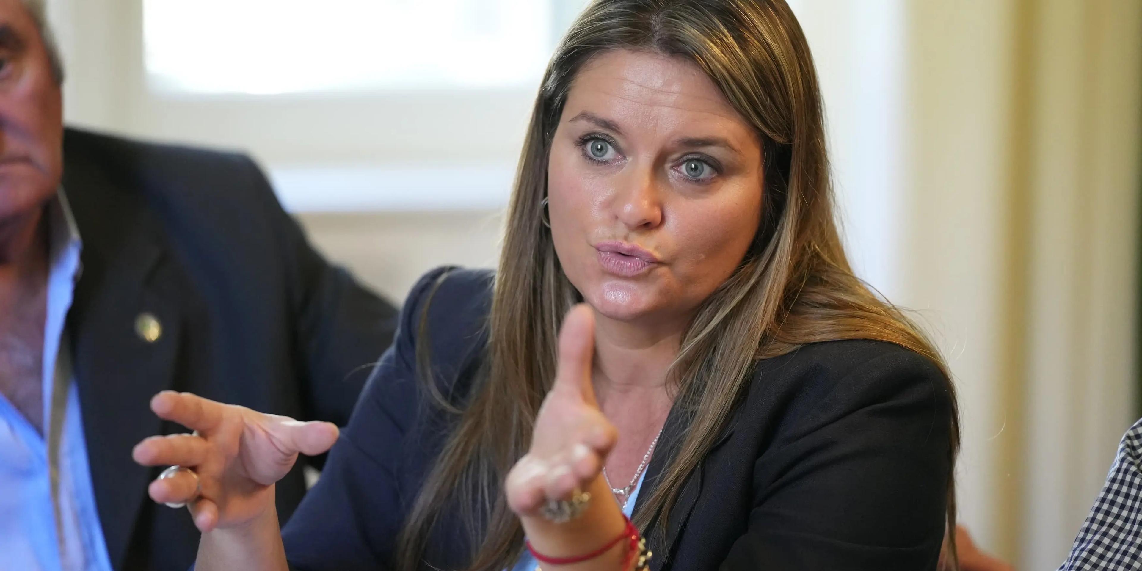 La senadora Nerina Neumann.