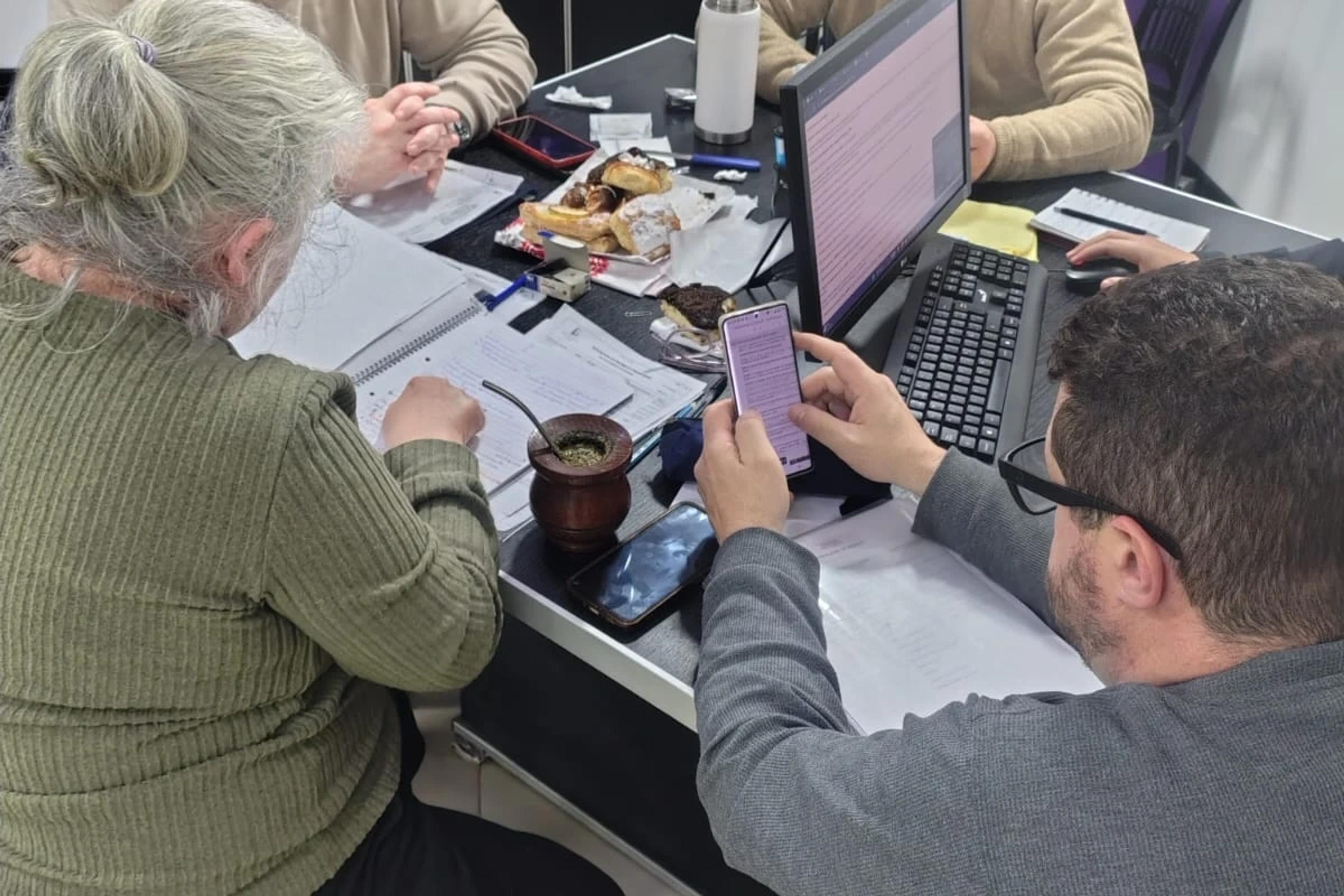 Reunión clave.