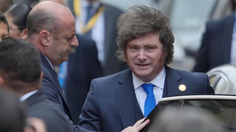 El Presidente Javier Milei.