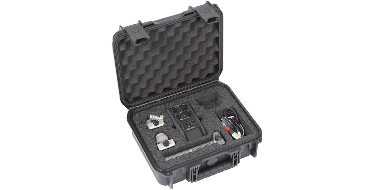 iSeries 1209-4 Case for Zoom H6 Broadcast Recorder Kit