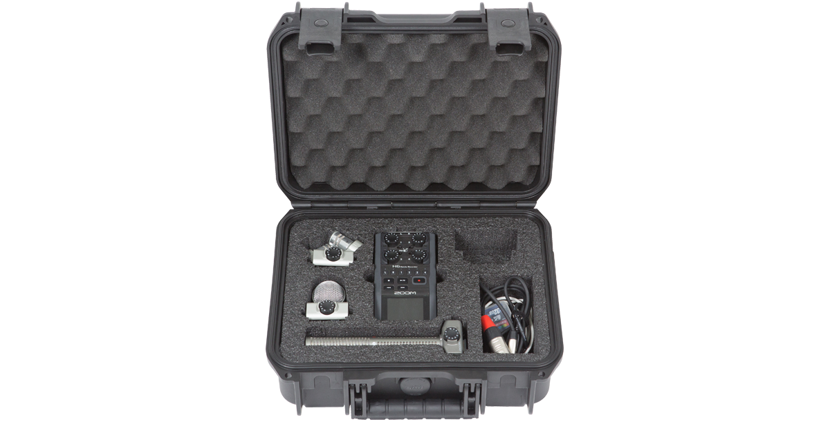 iSeries 1209-4 Case for Zoom H6 Broadcast Recorder Kit