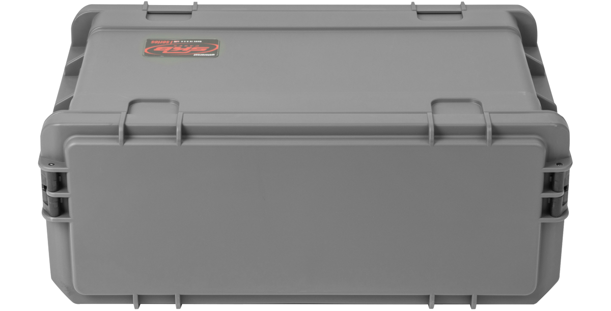 4U Injection Molded 11” Deep Rack w/Wheels, Dark Grey