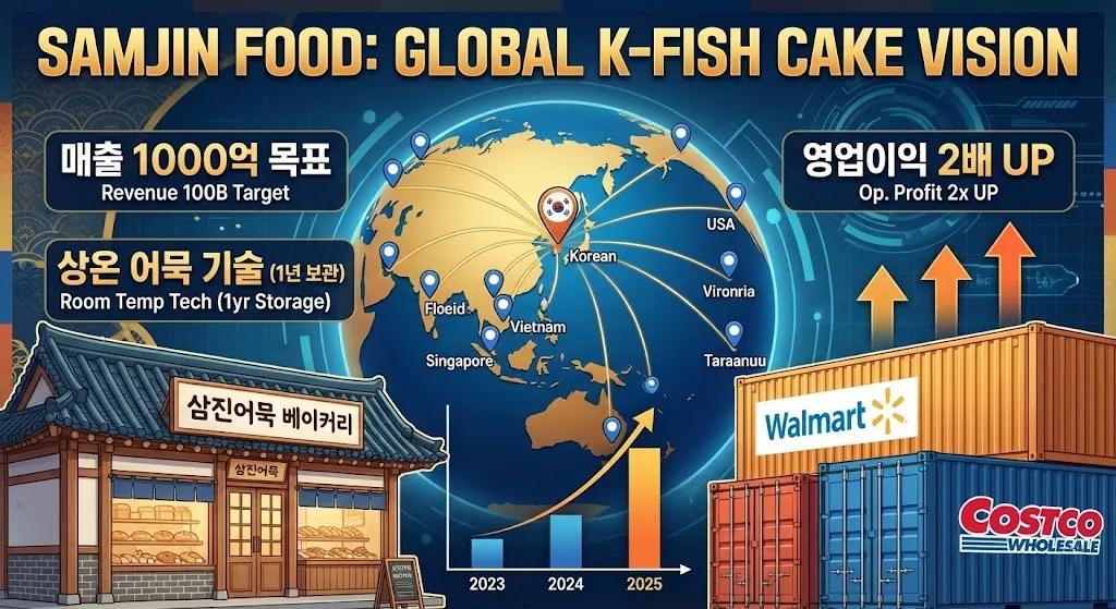 삼진식품 주가 전망: 70년 전통의 혁신과 글로벌 K-어묵의 비전