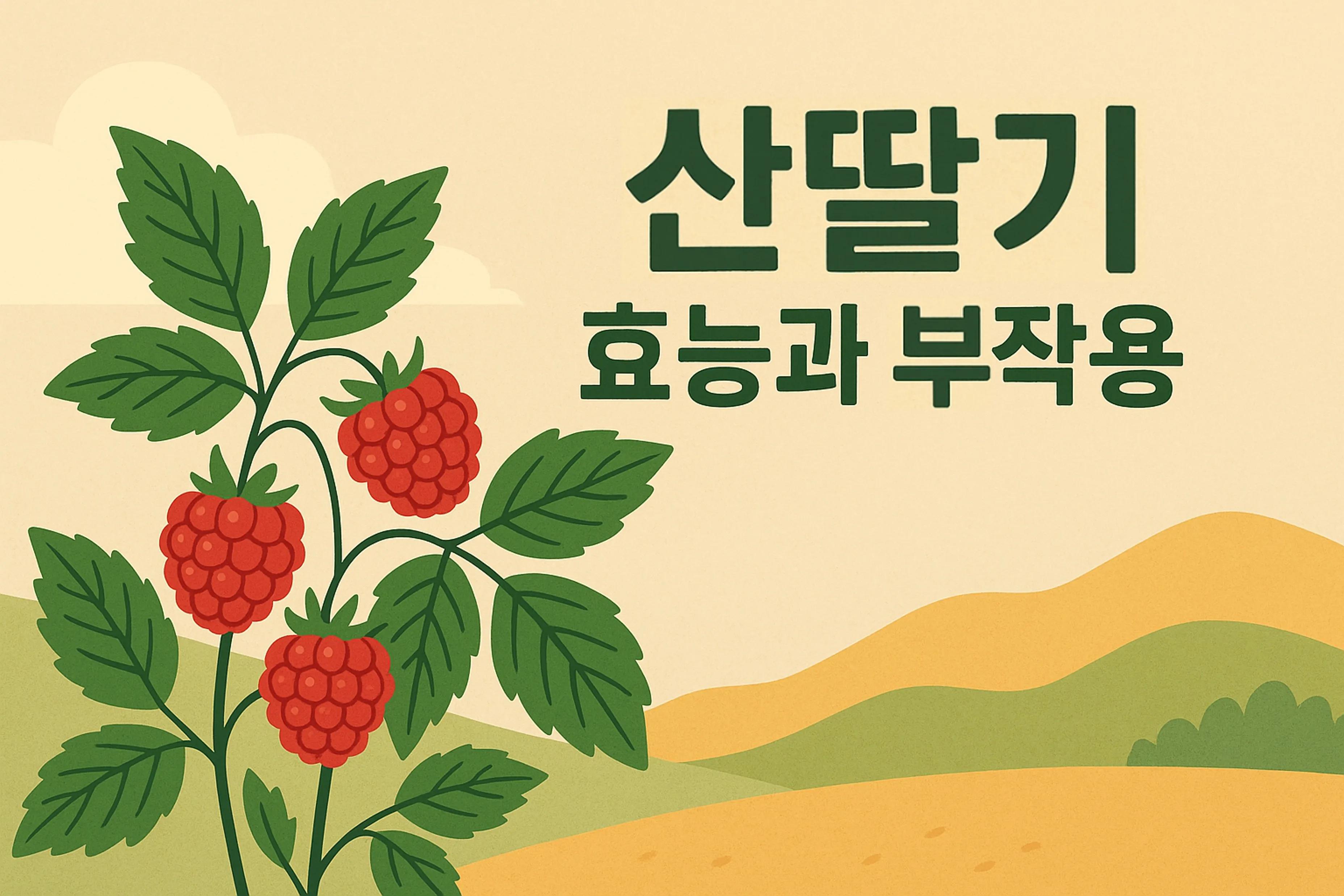 산딸기 효능과 부작용: 항산화부터 눈 건강까지 알아보기