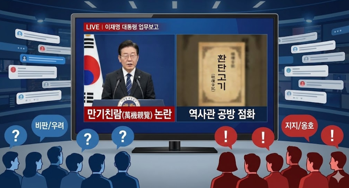 2025년 12월: 대통령 업무보고 속 '환단고기'와 '만기친람' 논쟁 총정리