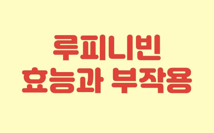 루피니빈(루핀콩) 효능, 부작용, 섭취 방법 총정리
