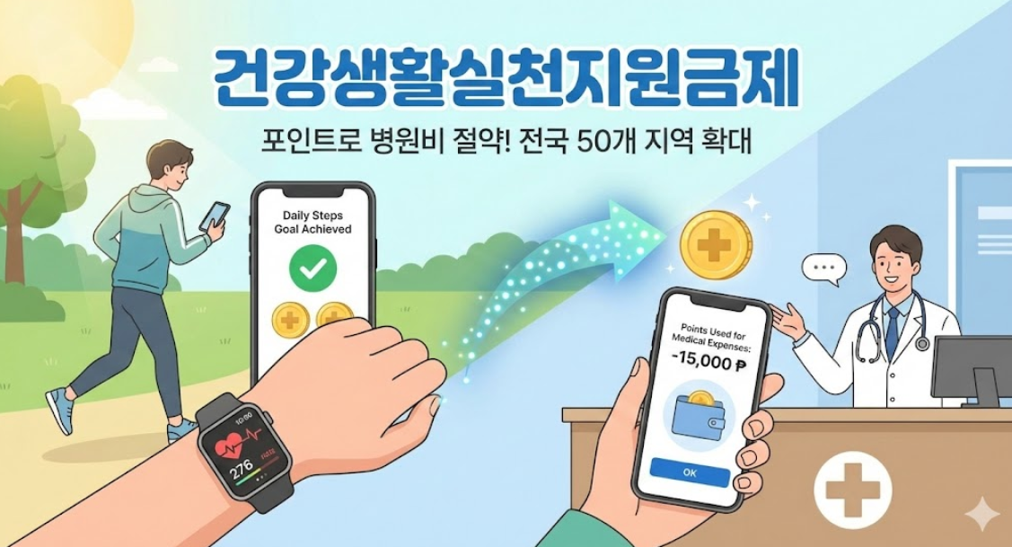 건강생활실천지원금제 지역 확대 및 2025년 최신 변경사항 총정리