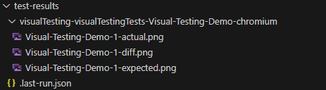 Visual Test Fail Multiple Image File Image