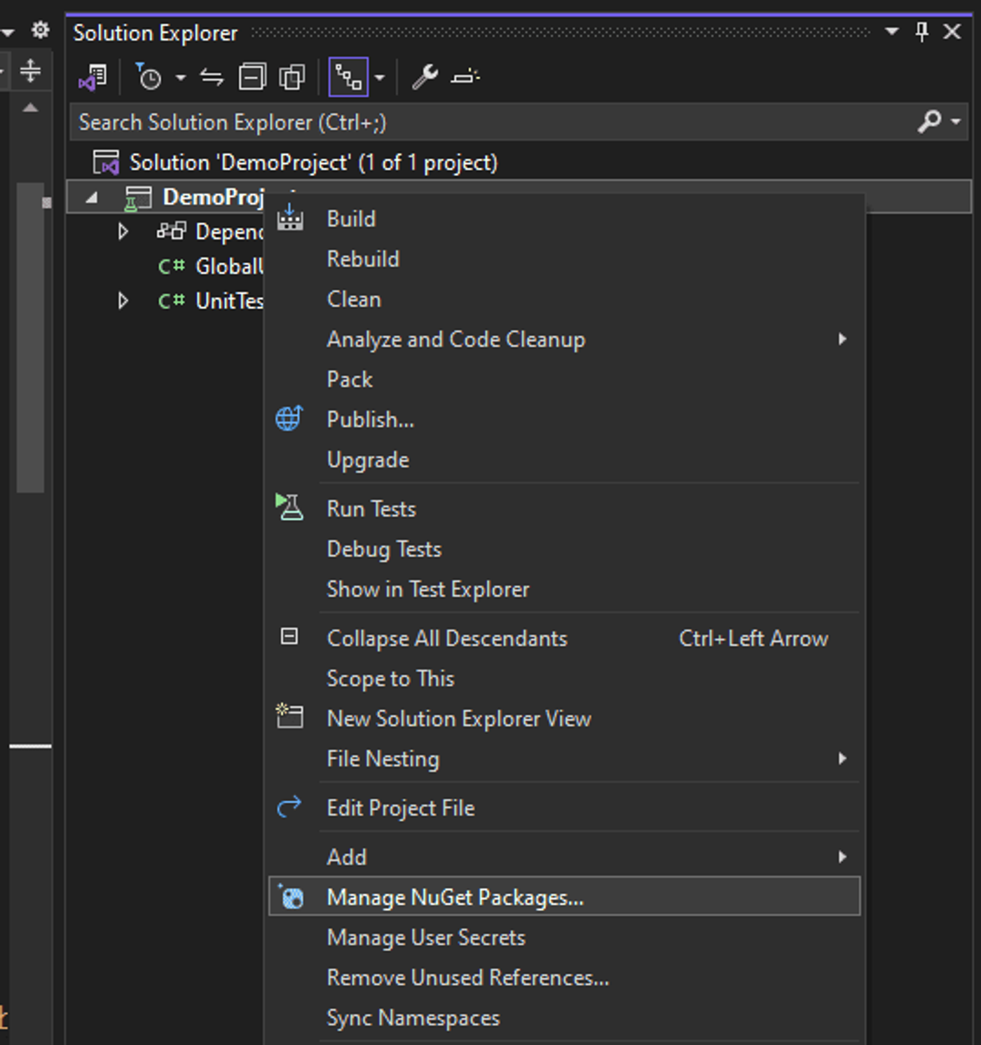 setting-nudget-package
