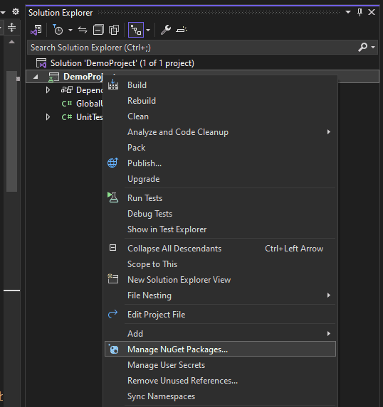setting-nudget-package