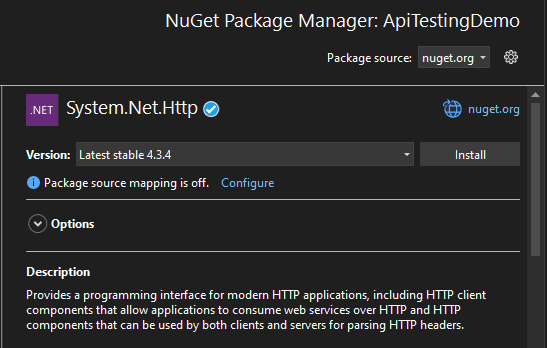install-package