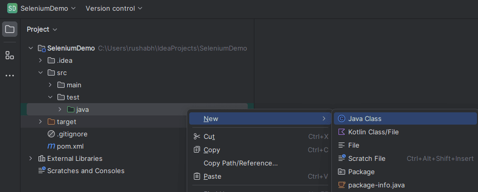 java-class-creation