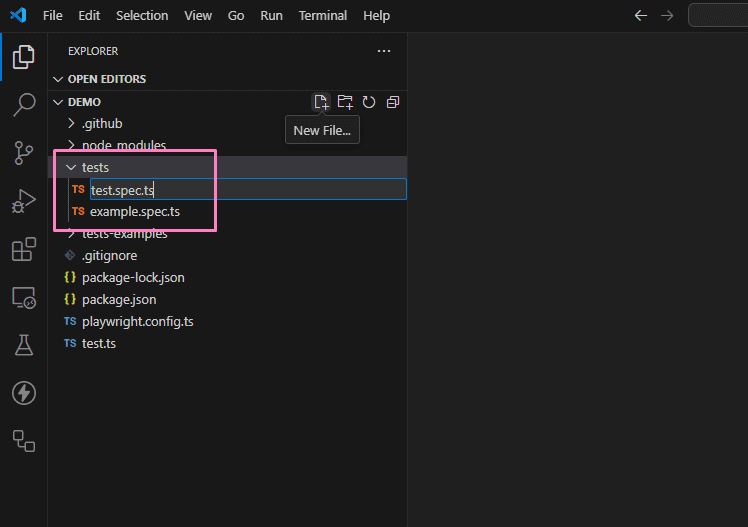 create-test-file