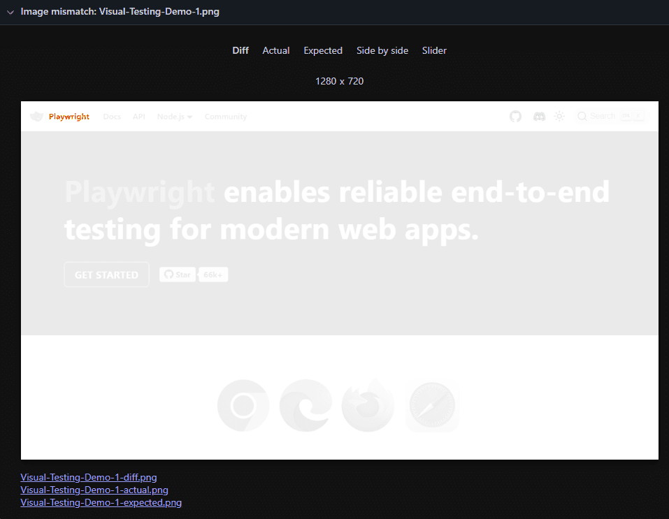 Test Fail Report Image
