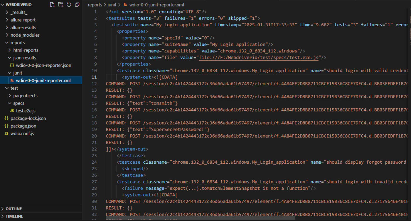 junit-report-result