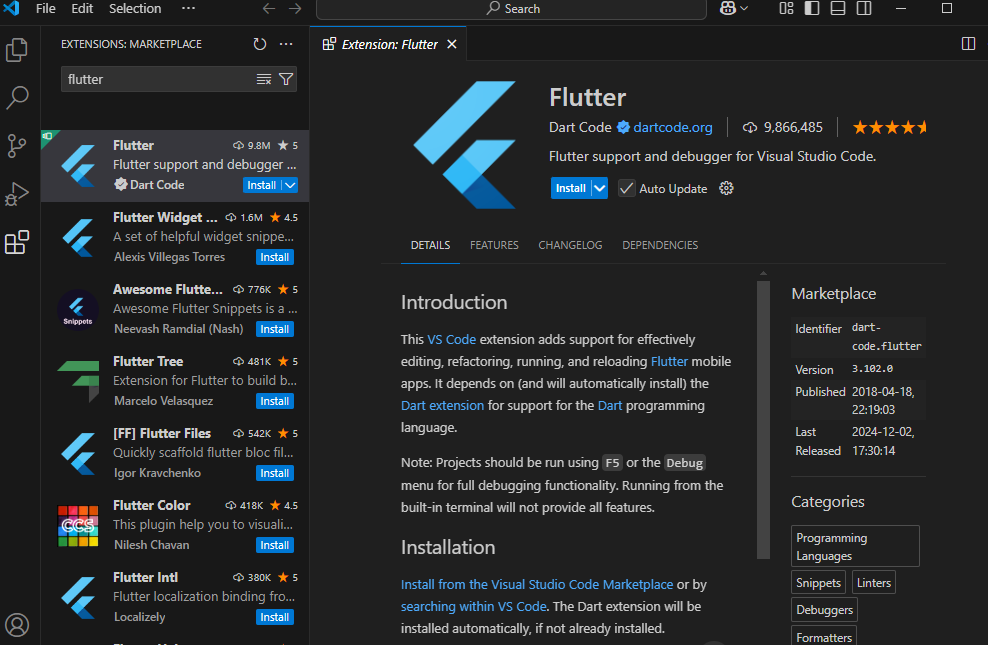 flutter-installation