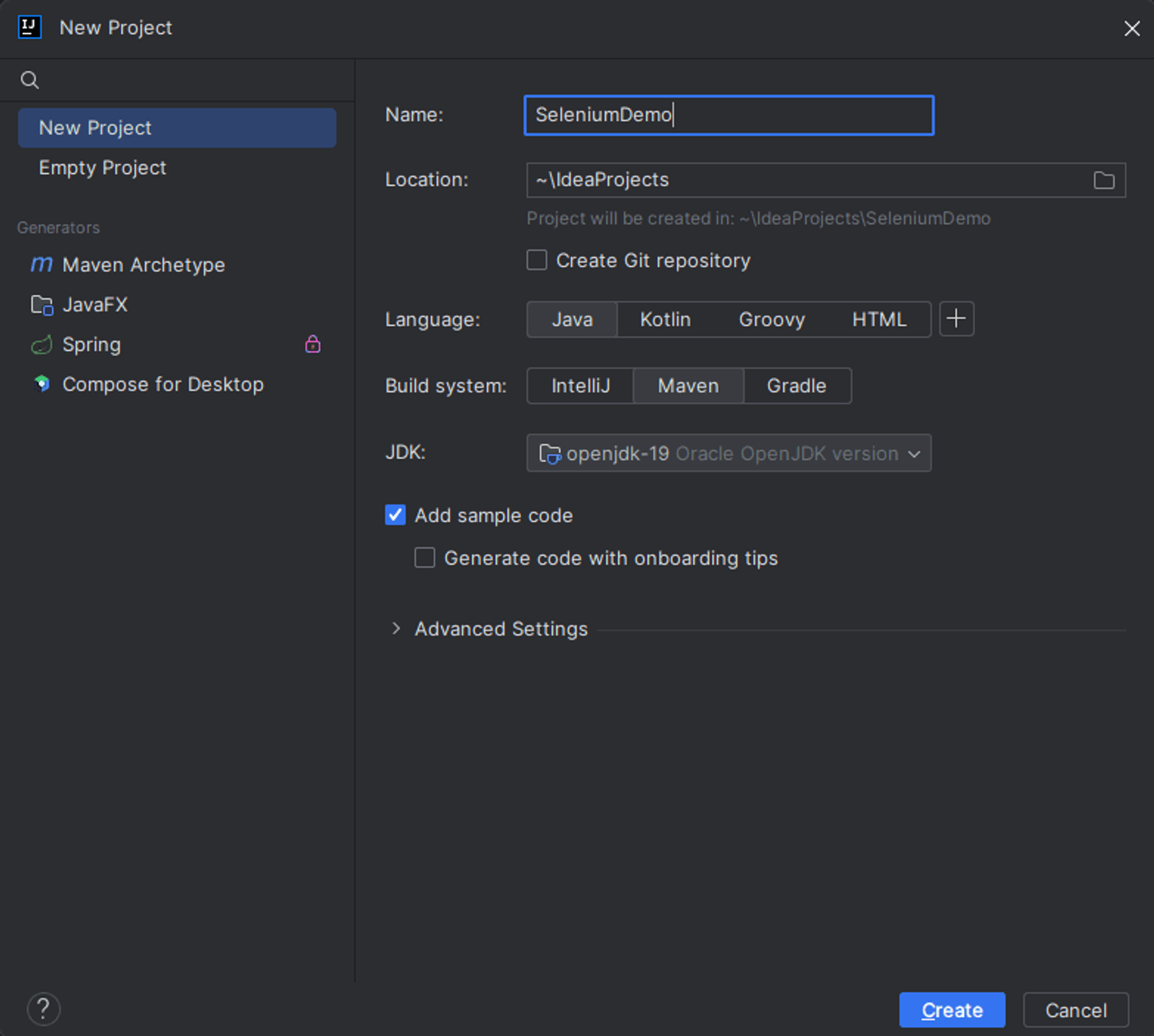 project-setting