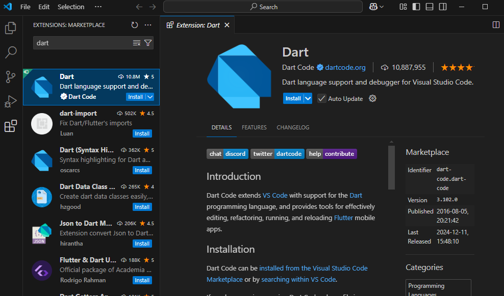 dart-extension