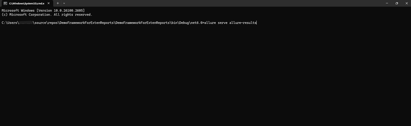 open-allure-report-command