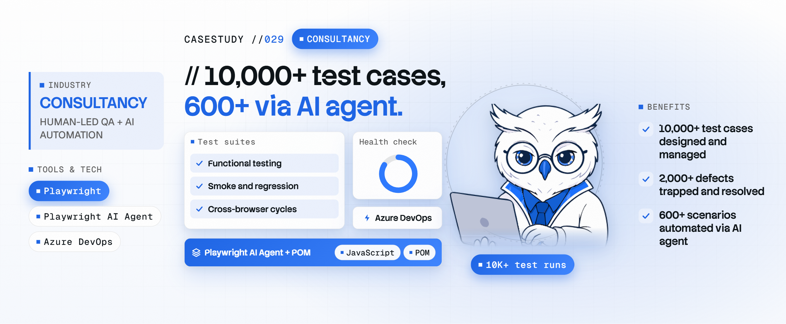 Strengthening a Consultancy Platform Quality Engineering with Human-Led Validation and AI-Assisted Automation