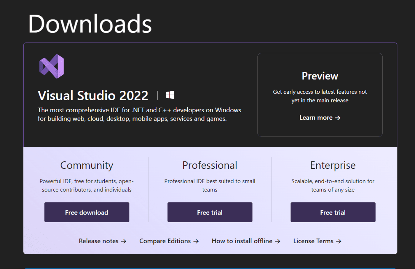 download-visual-studio