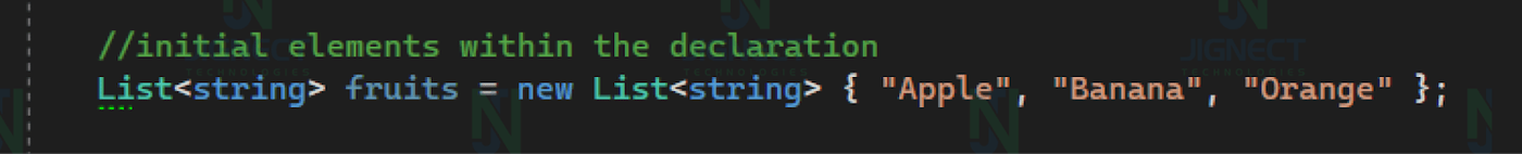 collection-initializers