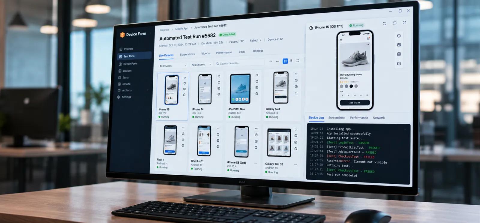 Device Farm Testing