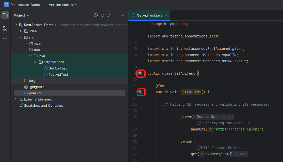 run-the-testcase
