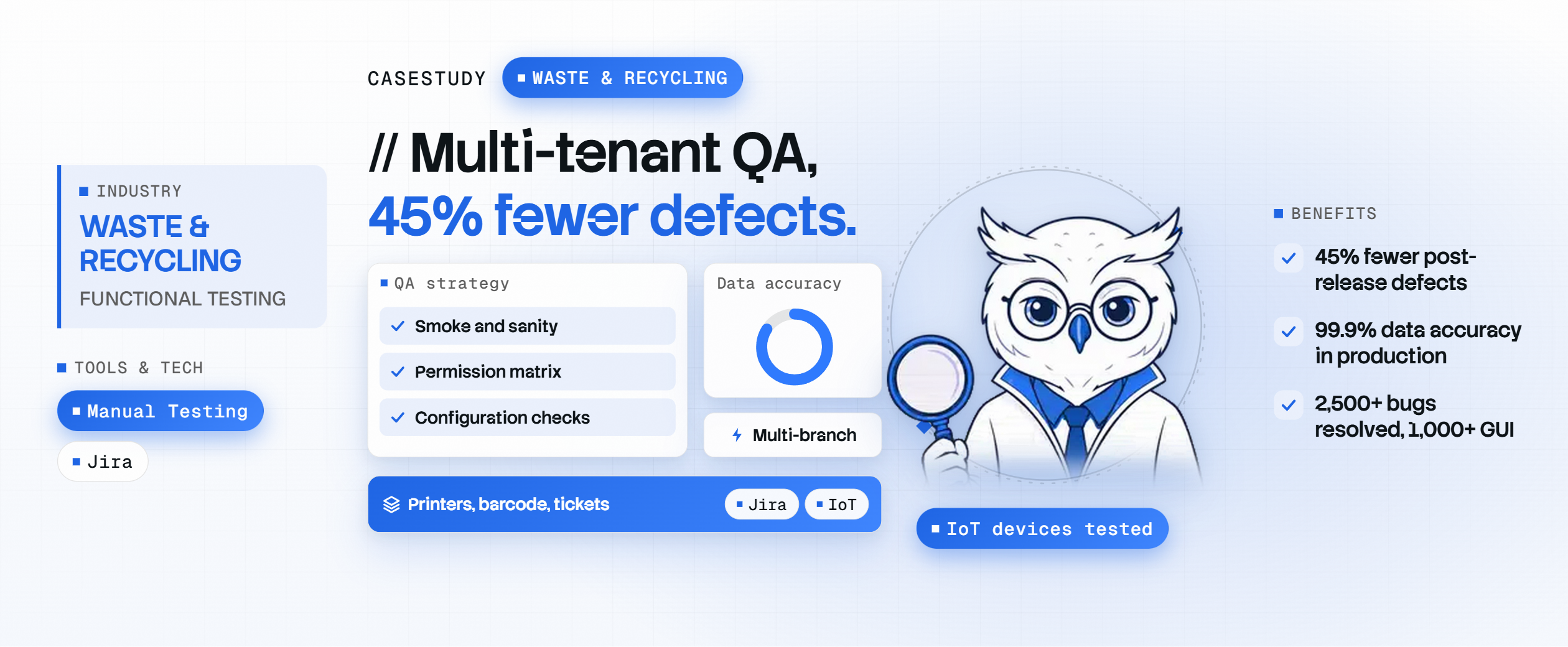 Scalable QA Strategy for a Multi-Tenant Scrap Management Application