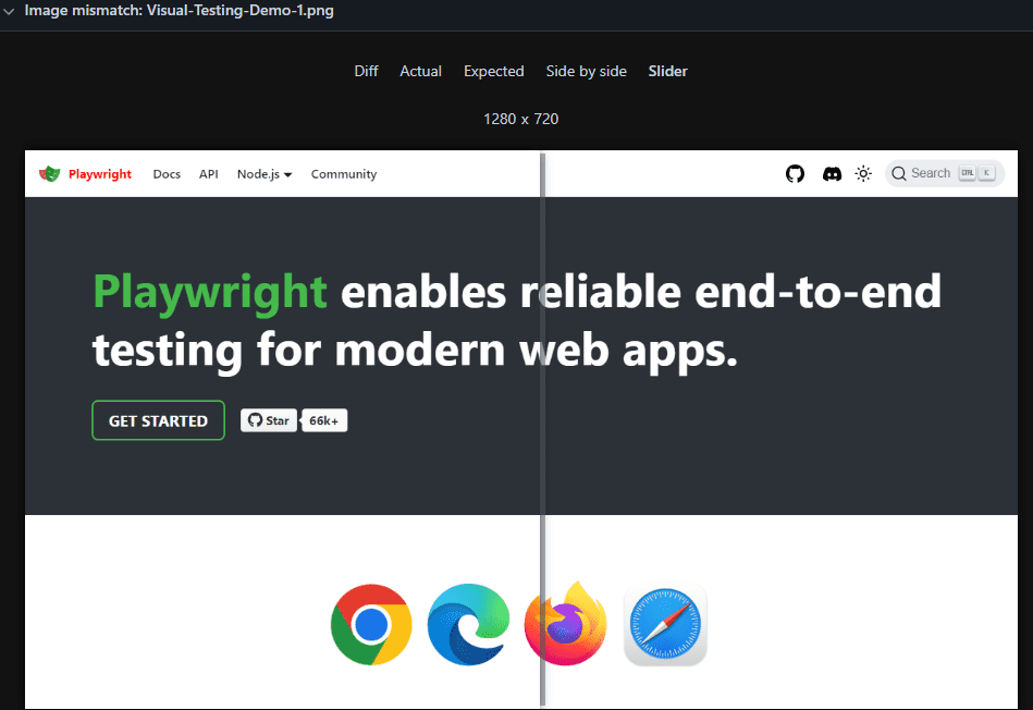 Slider Test Fail Image