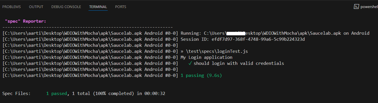 Test-result