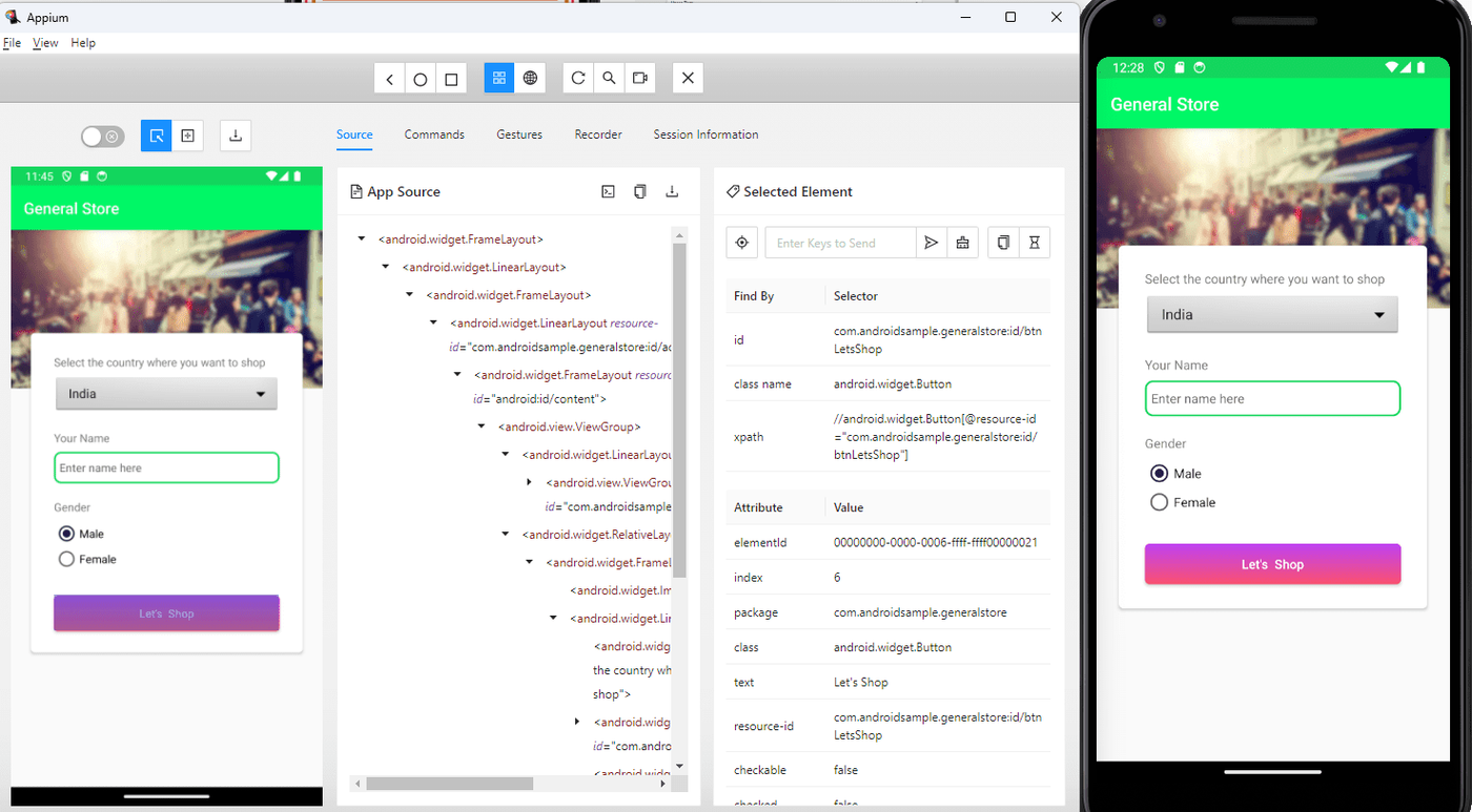 app-view-in-appium-screen