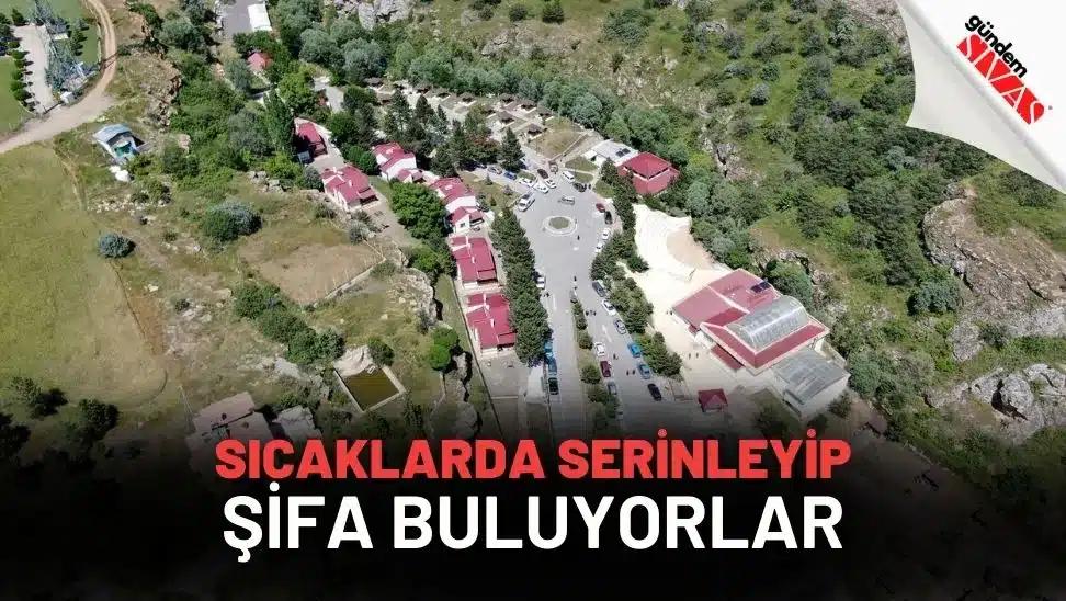 Sıcaklarda Serinleyip Şifa Buluyorlar