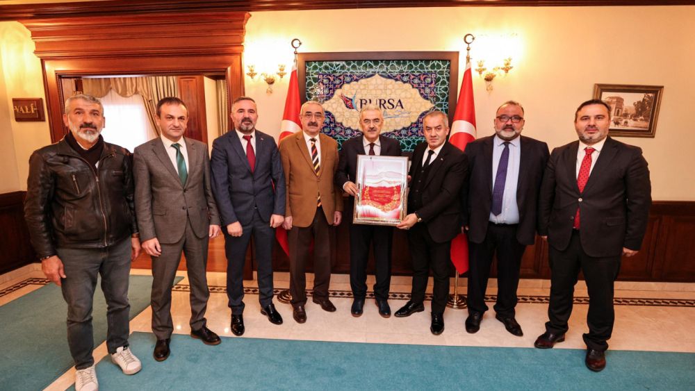 BURKAP'tan Bursa Valisi Erol Ayyıldız'a ziyaret - Birlik Haber Ajansı