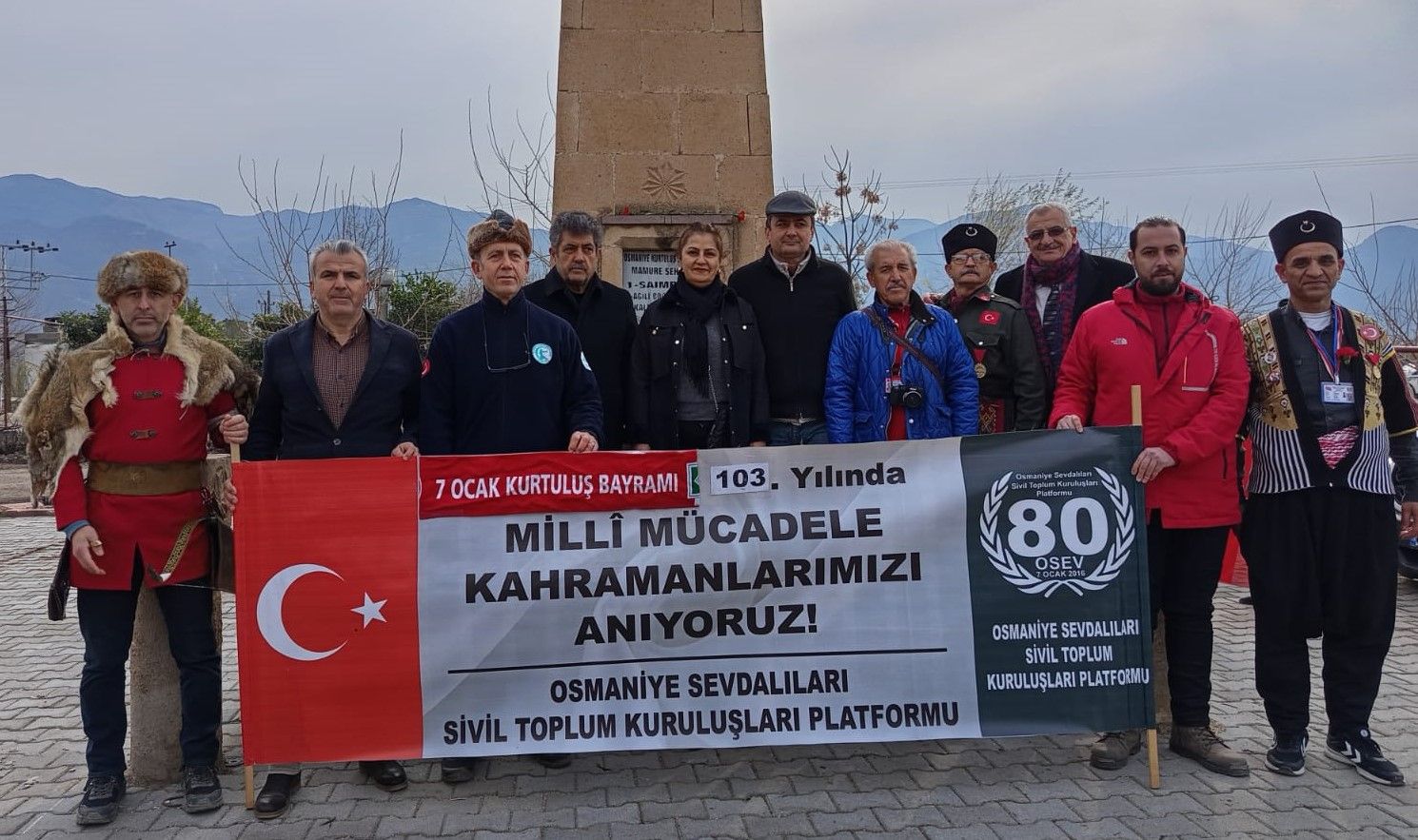 Osmaniye’nin Kurtuluşu'nun 103. yılında OSEV Şehit Saim Bey'e saygı kampı ve yürüyüşü düzenledi - Birlik Haber Ajansı