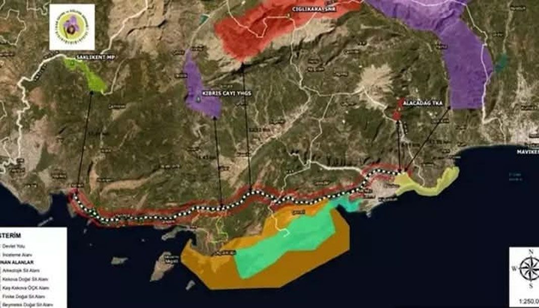 Finike- Kalkan bölünmüş yol projesine ‘ÇED olumlu’ kararı - Birlik Haber Ajansı