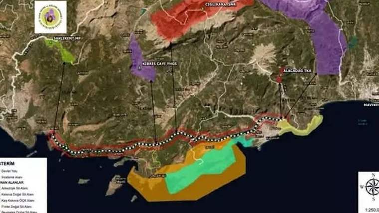 Finike- Kalkan bölünmüş yol projesine ‘ÇED olumlu’ kararı - Birlik Haber Ajansı