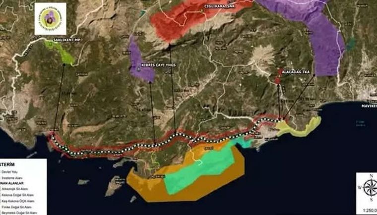 Finike- Kalkan bölünmüş yol projesine ‘ÇED olumlu’ kararı - Birlik Haber Ajansı
