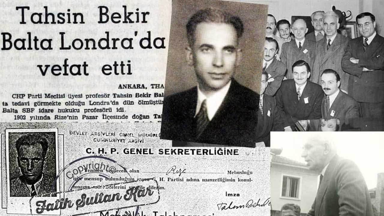 O Bir Atinalı: Rize Pazarlı Prof. Dr. Tahsin Bekir Balta - Birlik Haber Ajansı