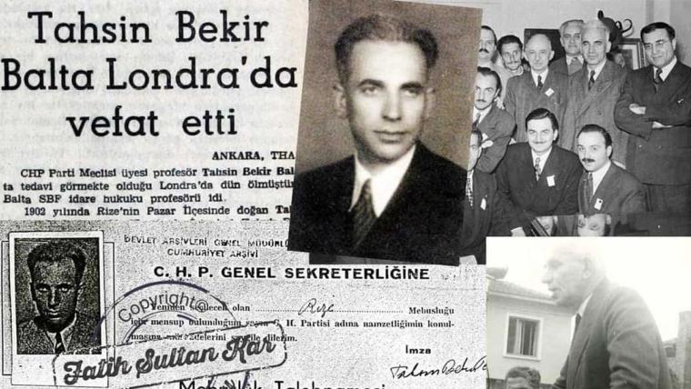 O Bir Atinalı: Rize Pazarlı Prof. Dr. Tahsin Bekir Balta - Birlik Haber Ajansı