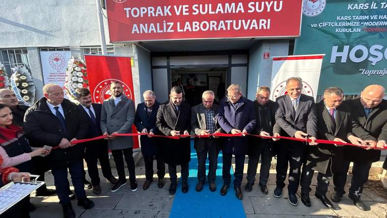 Kars'ta Toprak ve Sulama Suyu Analiz Laboratuvarı açılışı gerçekleştirildi - Birlik Haber Ajansı