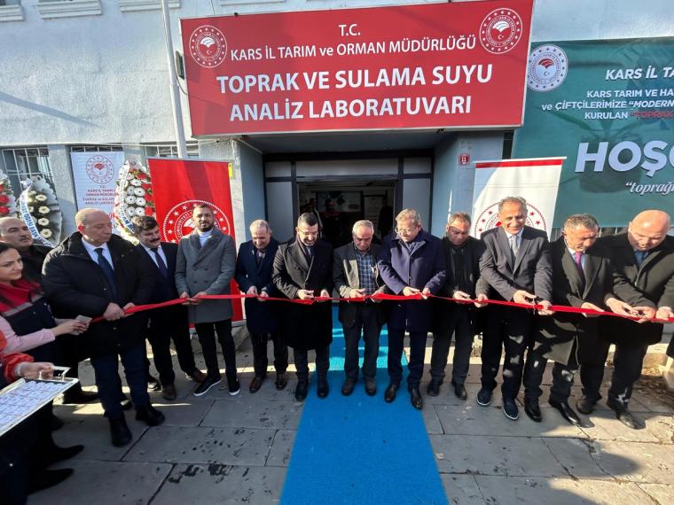 Kars'ta Toprak ve Sulama Suyu Analiz Laboratuvarı açılışı gerçekleştirildi - Birlik Haber Ajansı