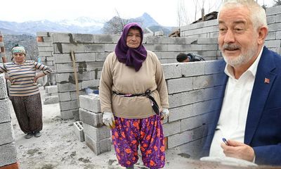 Isparta'da Fatma Teyze'nin yıkılan evi yeniden inşa ediliyor - Birlik Haber Ajansı