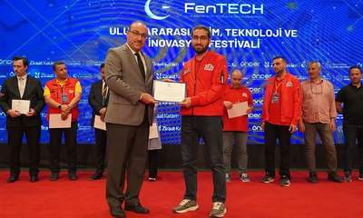 Asım Şahin İHL FenTECH 2026 Uluslararası Bilim, Teknoloji ve İnovasyon Festivalinde Dereceye Girdi