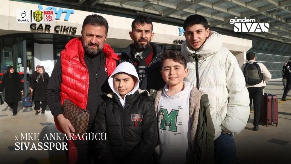 Sivasspor, Başkente Hızlı Trenle Ulaştı