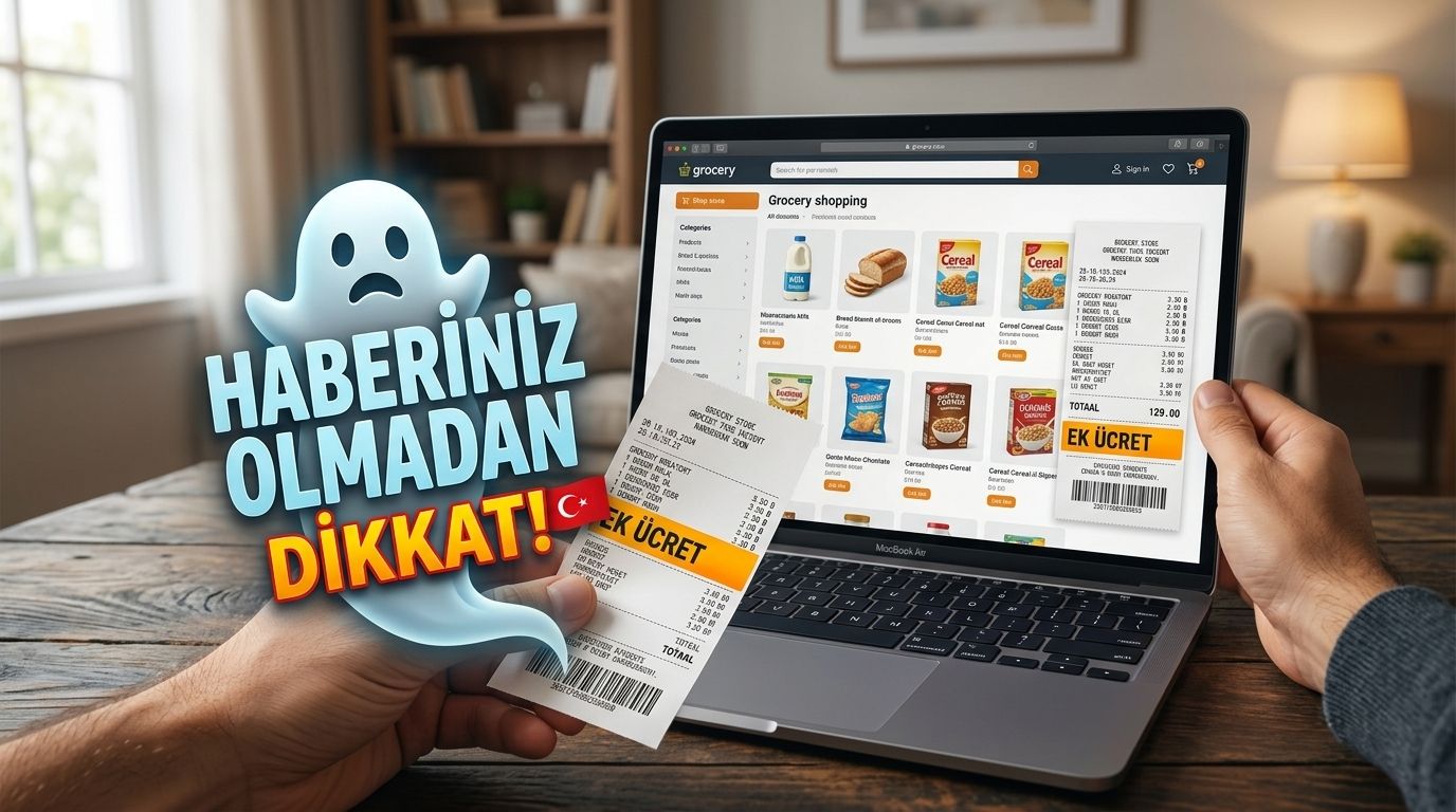 SEPETTE HABERİNİZ OLMADAN EK ÜCRET ÇIKARSA DİKKAT