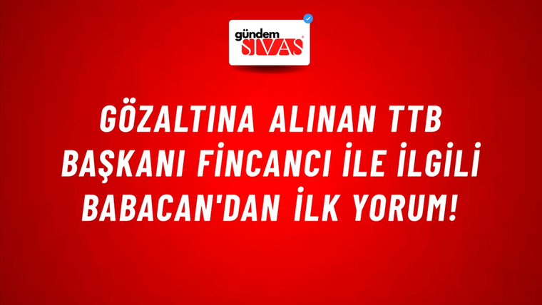 Gözaltına alınan TTB Başkanı Fincancı ile ilgili Babacan'dan ilk yorum!