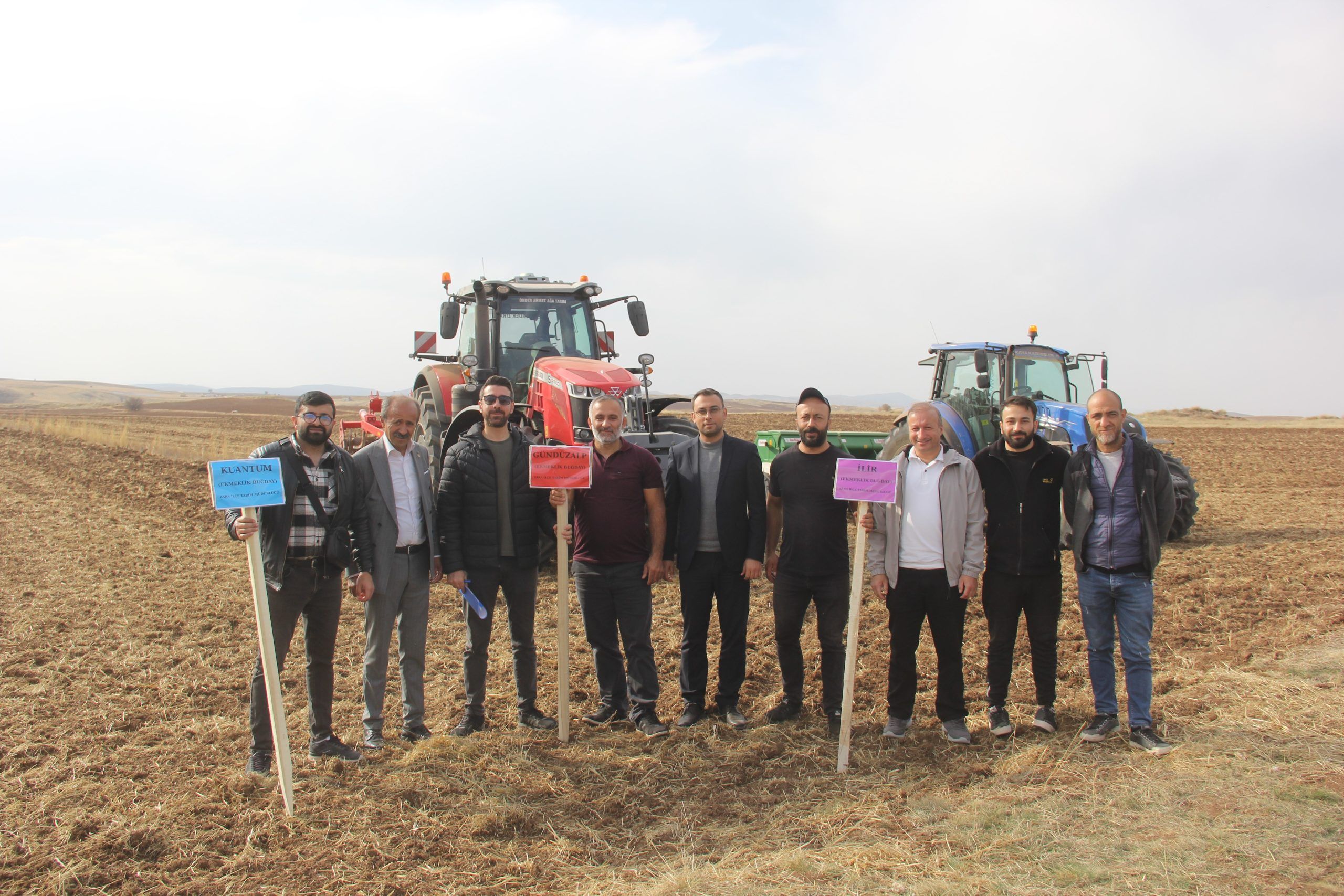 Sivas'ta Kamu-Üniversite İşbirliğiyle 5 Yeni Ekmeklik Buğday Tohumu Toprakla Buluştu!